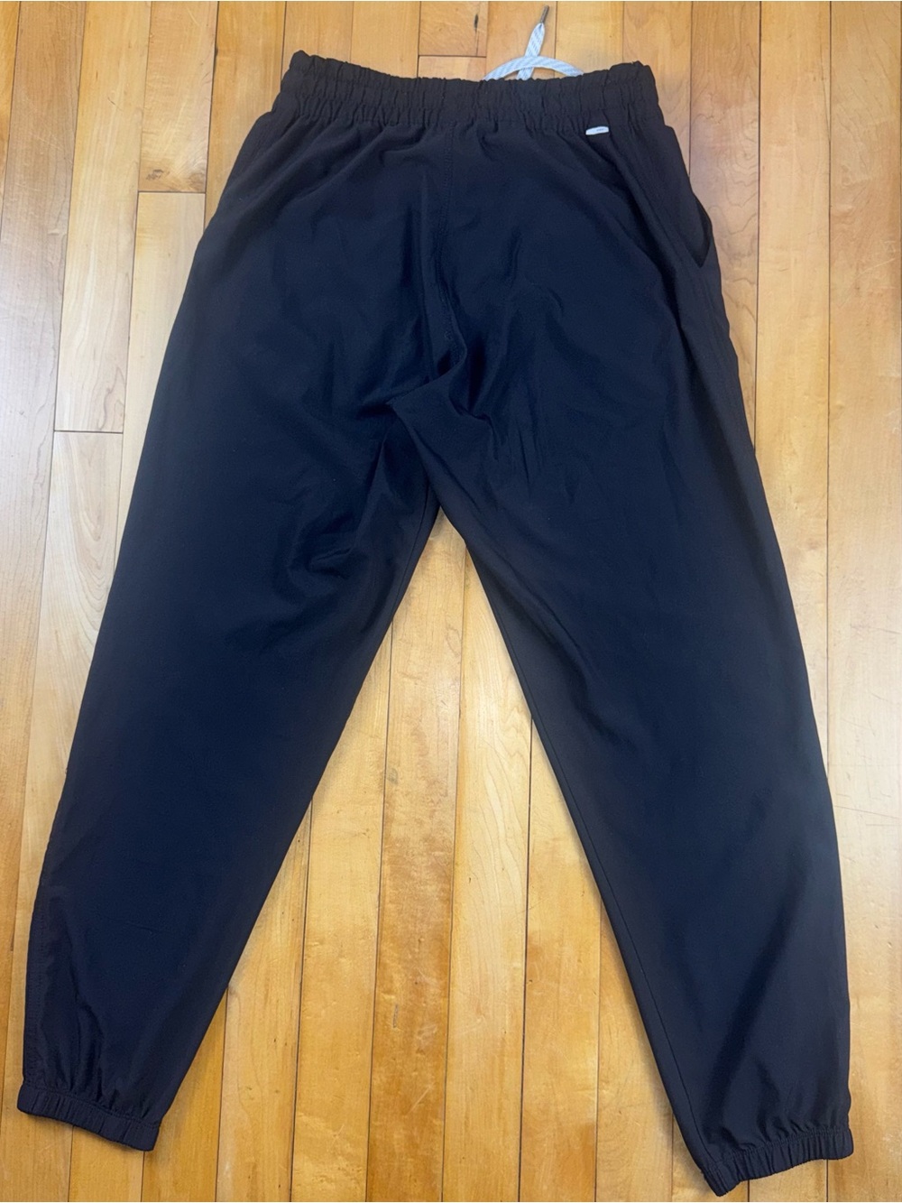 Vuori Black Track Pants with White Drawstring - Picture 5 of 6